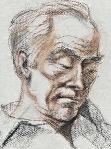 Portrait in Kreide-Technik, Kunstverein Kinzigtal, Rousselot M.H.