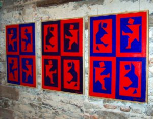 Ausstellung Zyklus Tangram in der Kunstscheune Hechtsberg, Kinzigtal, Deutschland