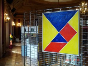 Exposition: Rathaus Lagny, Tangram, Partnerstadt Haslach im Kinzigtal, Deutschland, France